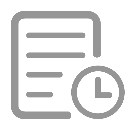 Paper with clock